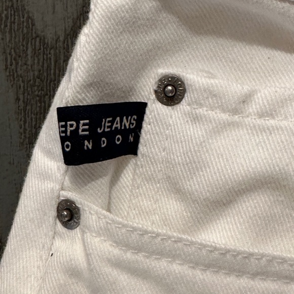 Vintage Pepe White Jeans - - Picture 2 of 7